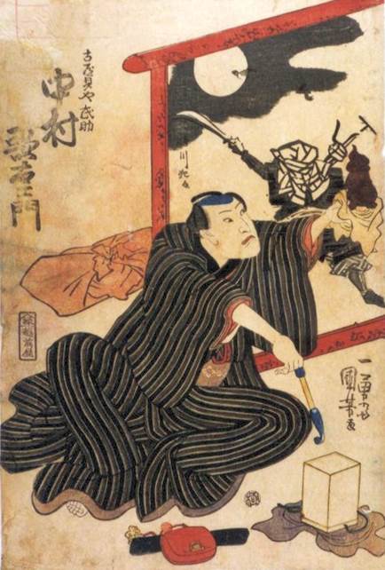 原画　アビニョンの村の窓辺のタロピョン Kuniyoshi Project